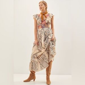 Let Me Be Quilted Ruffle Dress